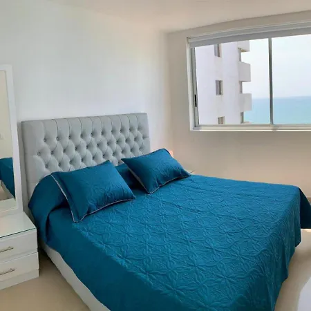 2 Bedroom Beachfront 2p1-al4 With Pool And Wifi * Cartagena
